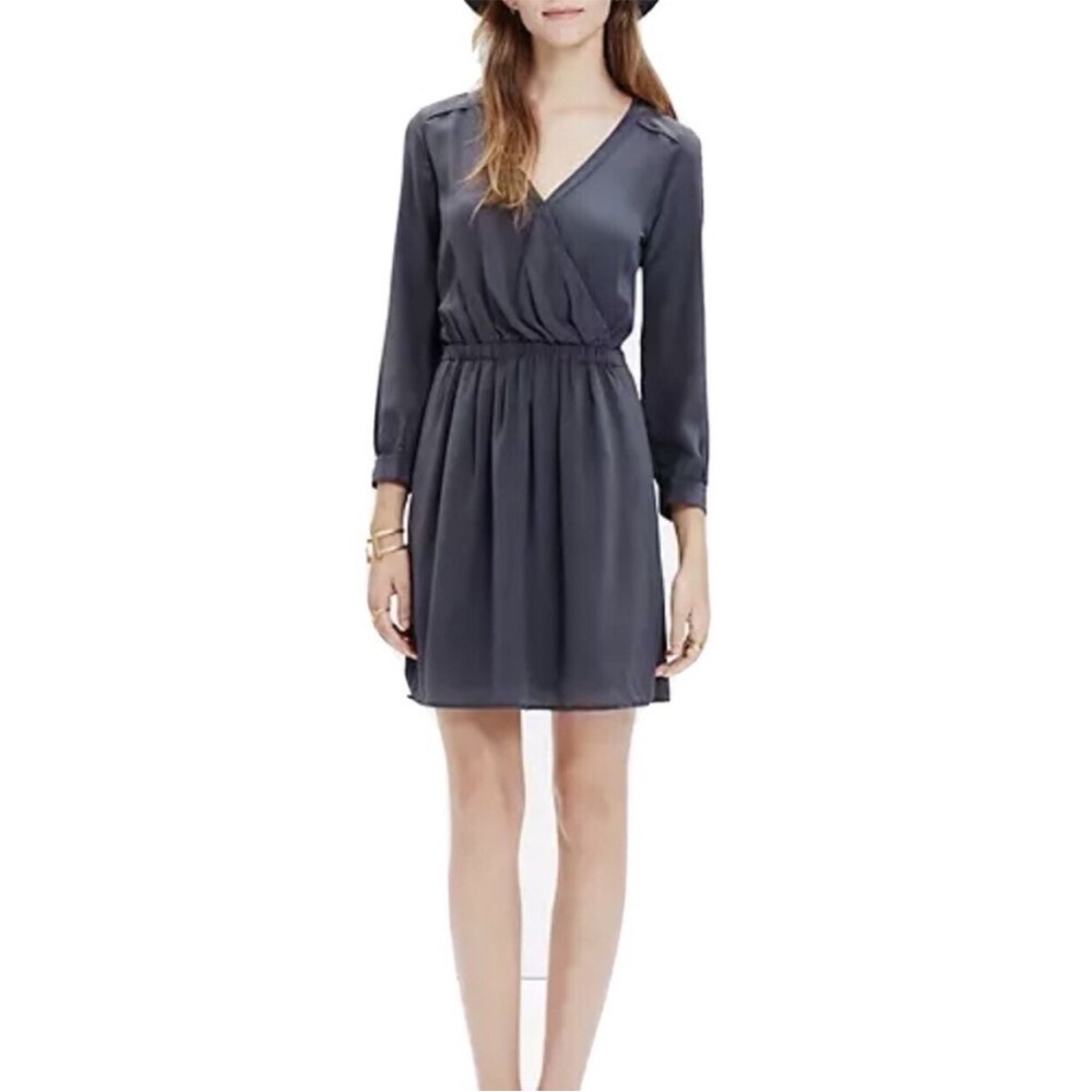 Madewell Gray Mini Dress - Office Spring Clean Esthetic Crossover